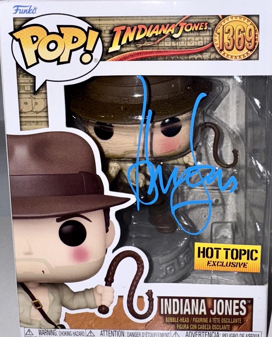 Harrison Ford Signed Funko Pop #1369 (Indiana Jones) - PSA COA w/full letter of authenticity